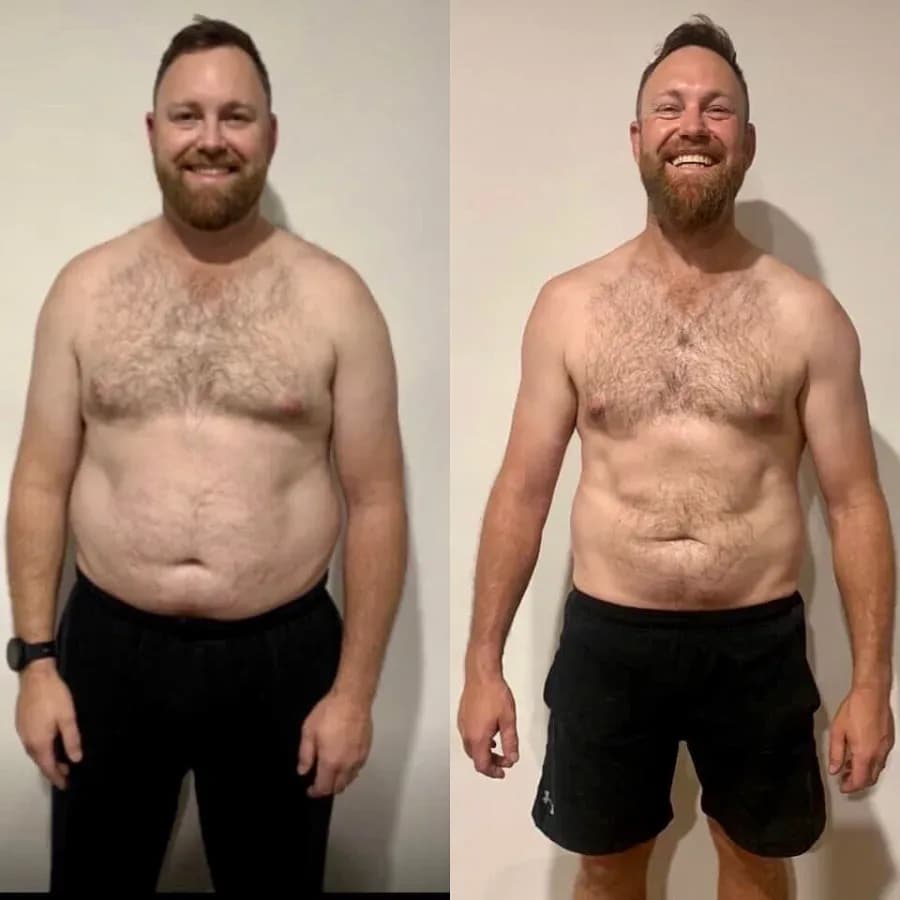 Ryan, 37, before and after